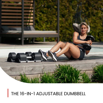ProFit Max Smart Dumbbells - 5-80 lbs Digital Adjustment